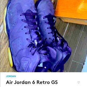 Jordan 6 purple dynasty